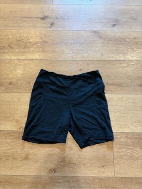 Danskin Black High-Rise Bike Shorts